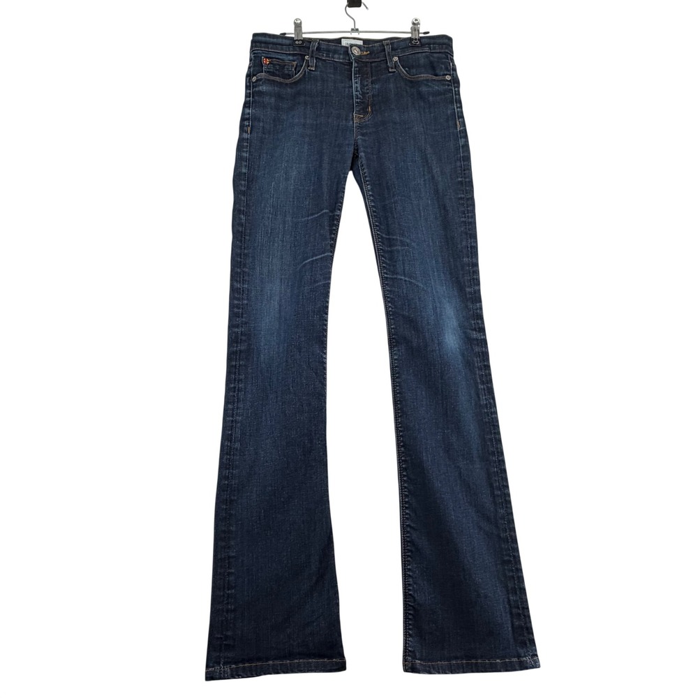 Hudson Elle Midrise Baby Boot Jeans Women 27 W29x32.5L Y2K Stretch Western Boho